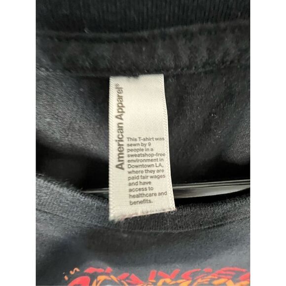 Rare American Apparel Supernatural Funny Short Sleeve Graphic T-Shirt - Picture 3 of 5